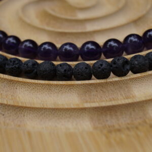 Lava und Amethyst